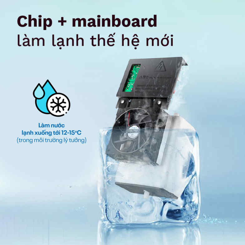 Cây nước nóng lạnh kết hợp bàn pha trà và cafe Fujie TB245